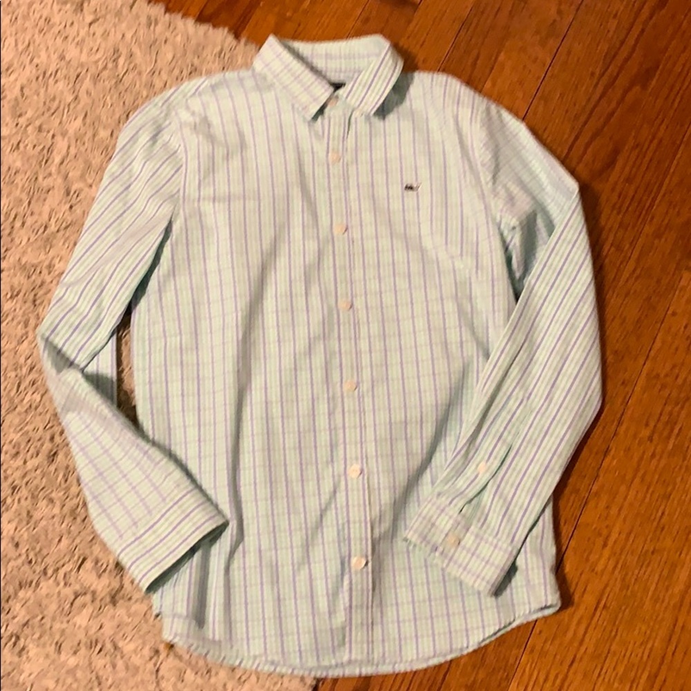 Boys Vineyard Vines dress shirt large